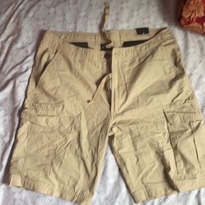 Khaki Cargo Shorts